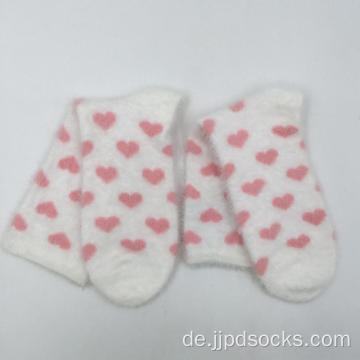 Super weiche gemütliche Socken Whit Rosa Heart